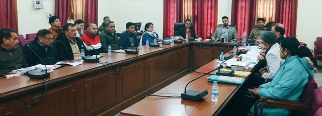 Deputy Commissioner Jatin Lal held a review meeting of various developmental works being done by Rural Development and Panchayati Raj.